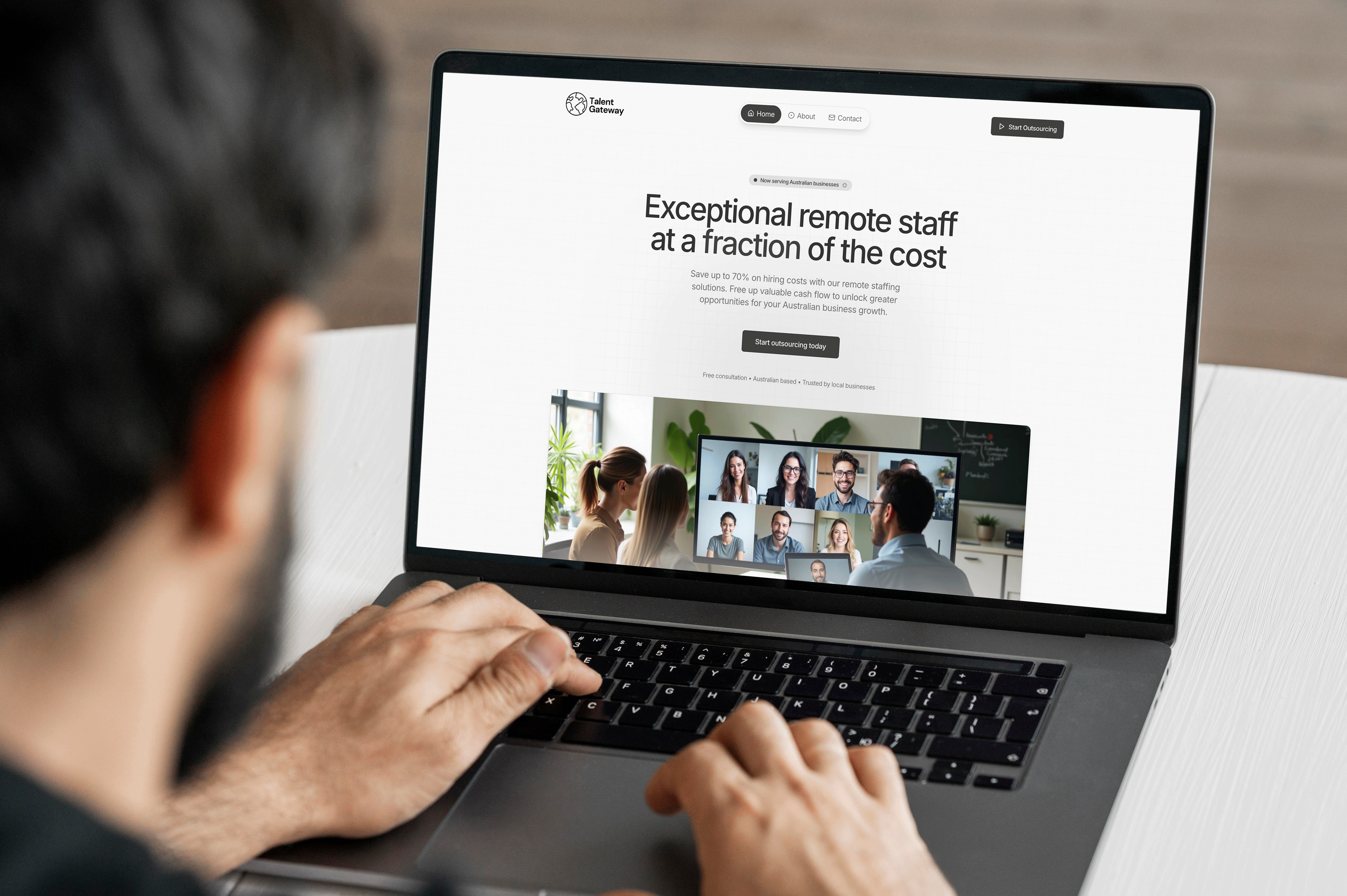 Talent Gateway - Web Design Project Screenshot