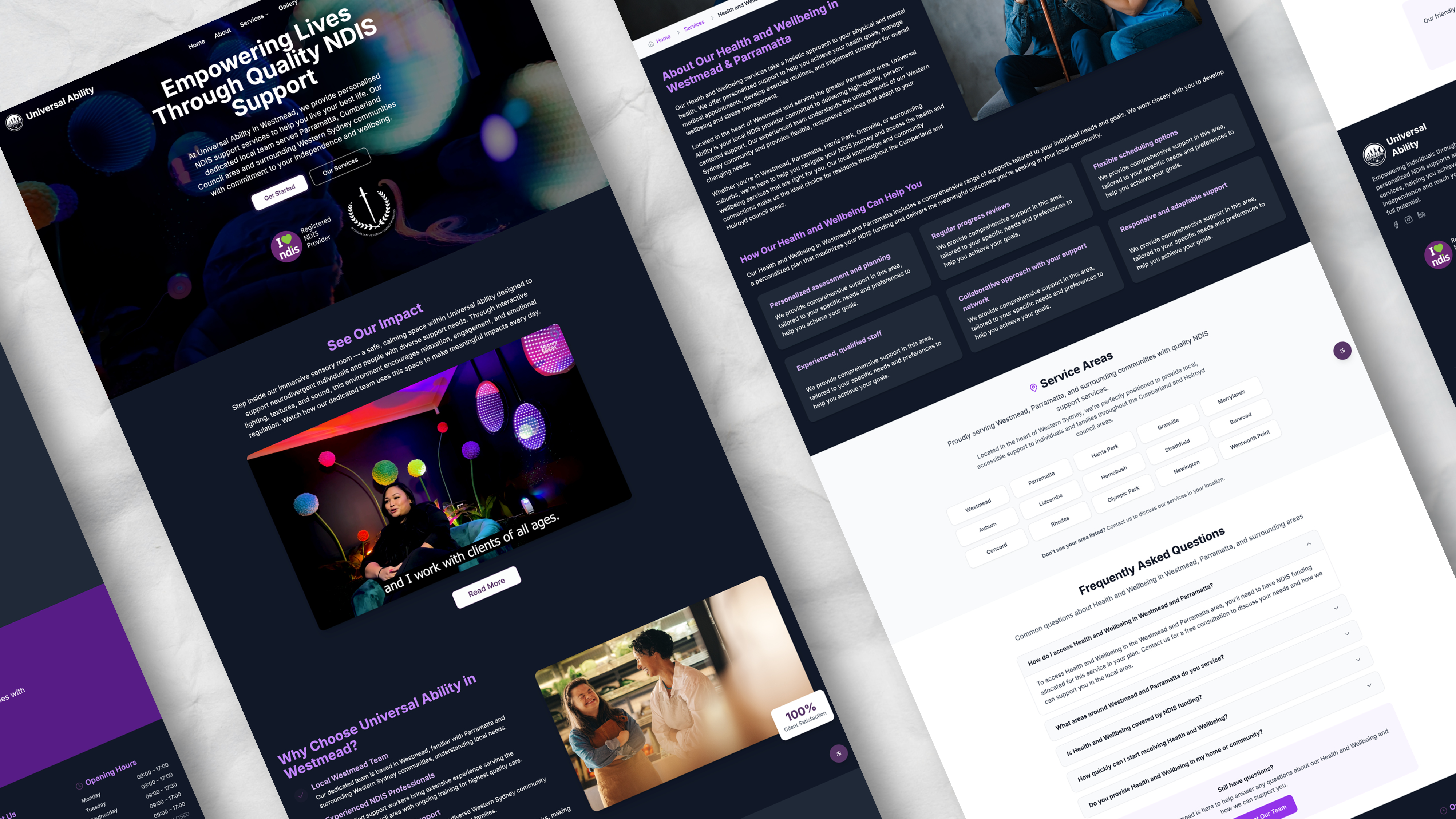 Universal Ability - Web Design Project Screenshot